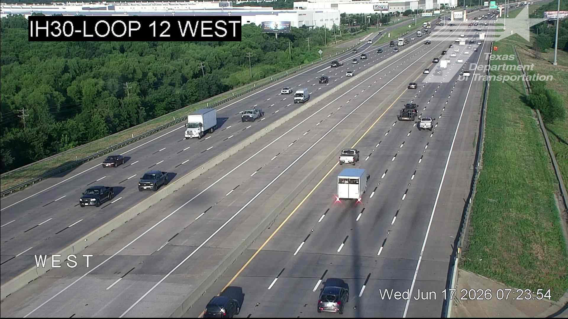 Live snapshot from IH30 @ Loop 12 West