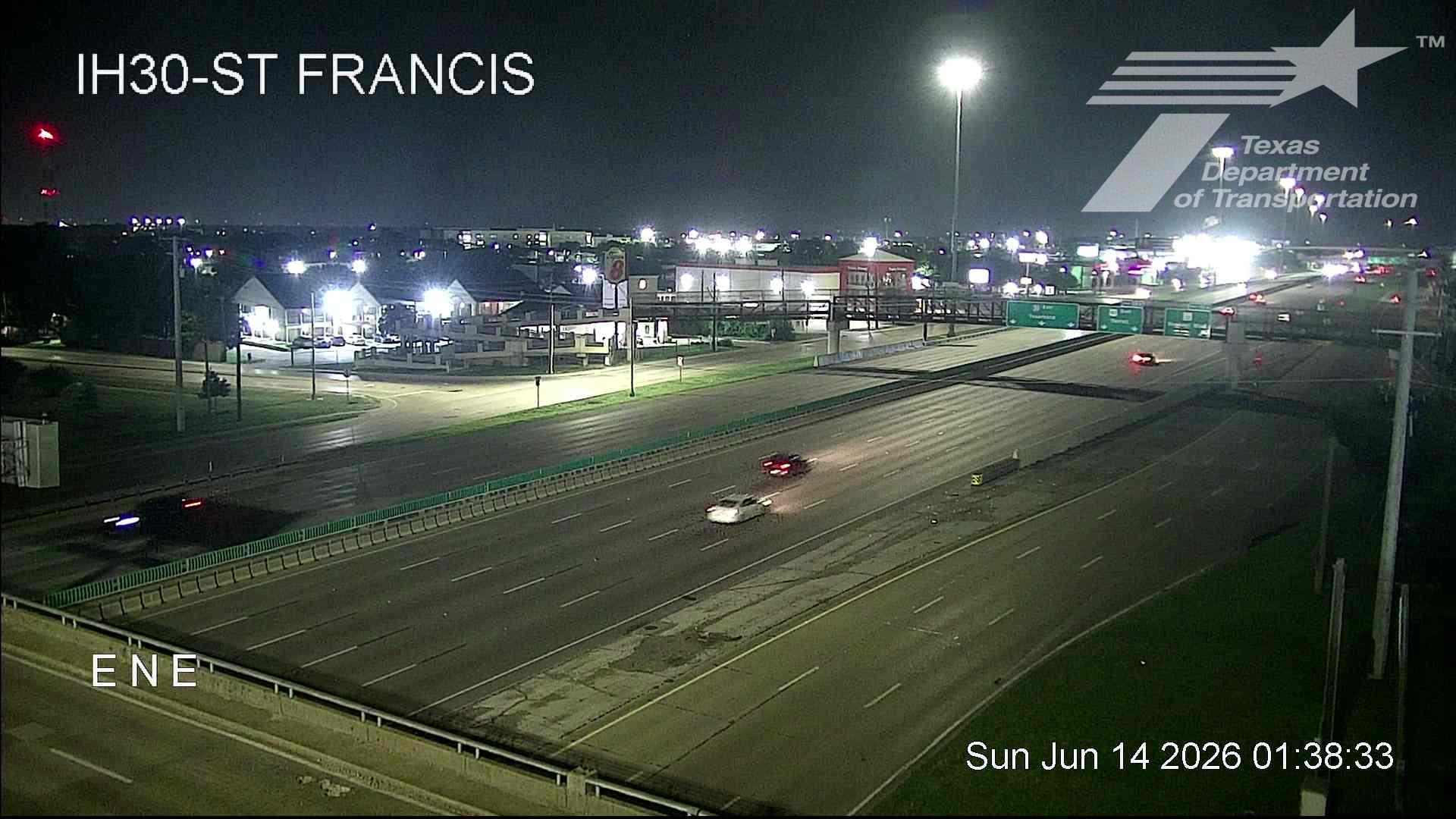 Live snapshot from IH30 @ St Francis