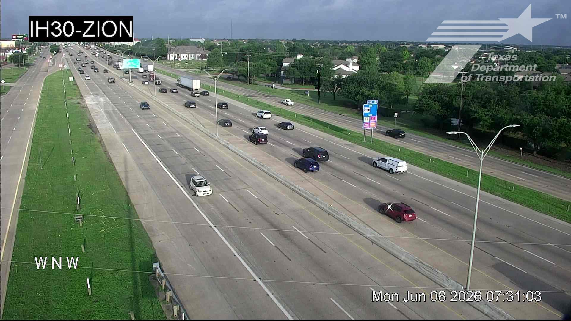 Live snapshot from IH30 @ Zion