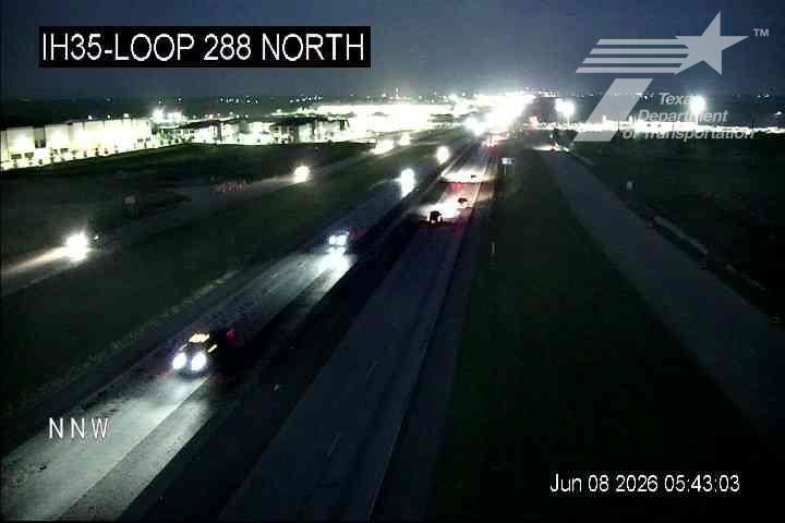 Live snapshot from IH35 @ Loop 288 North