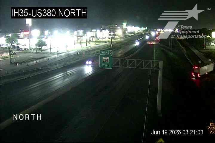 Live snapshot from IH35 @ US380 North