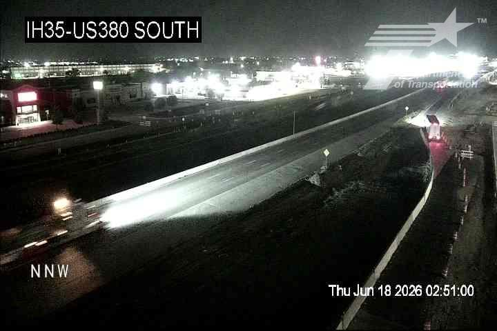 Live snapshot from IH35 @ US380 South
