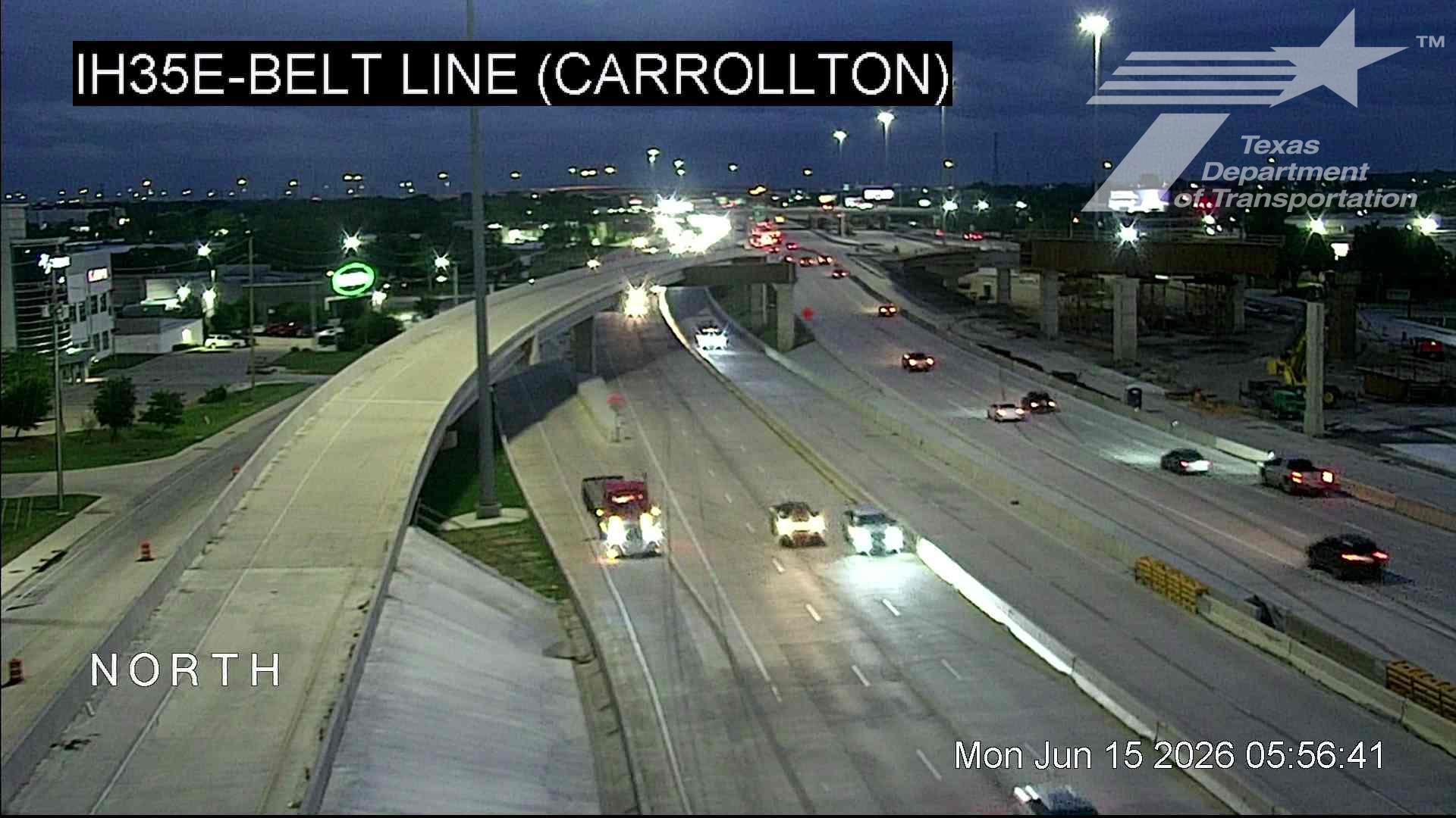 Live snapshot from IH35E @ Belt Line (Carrollton)