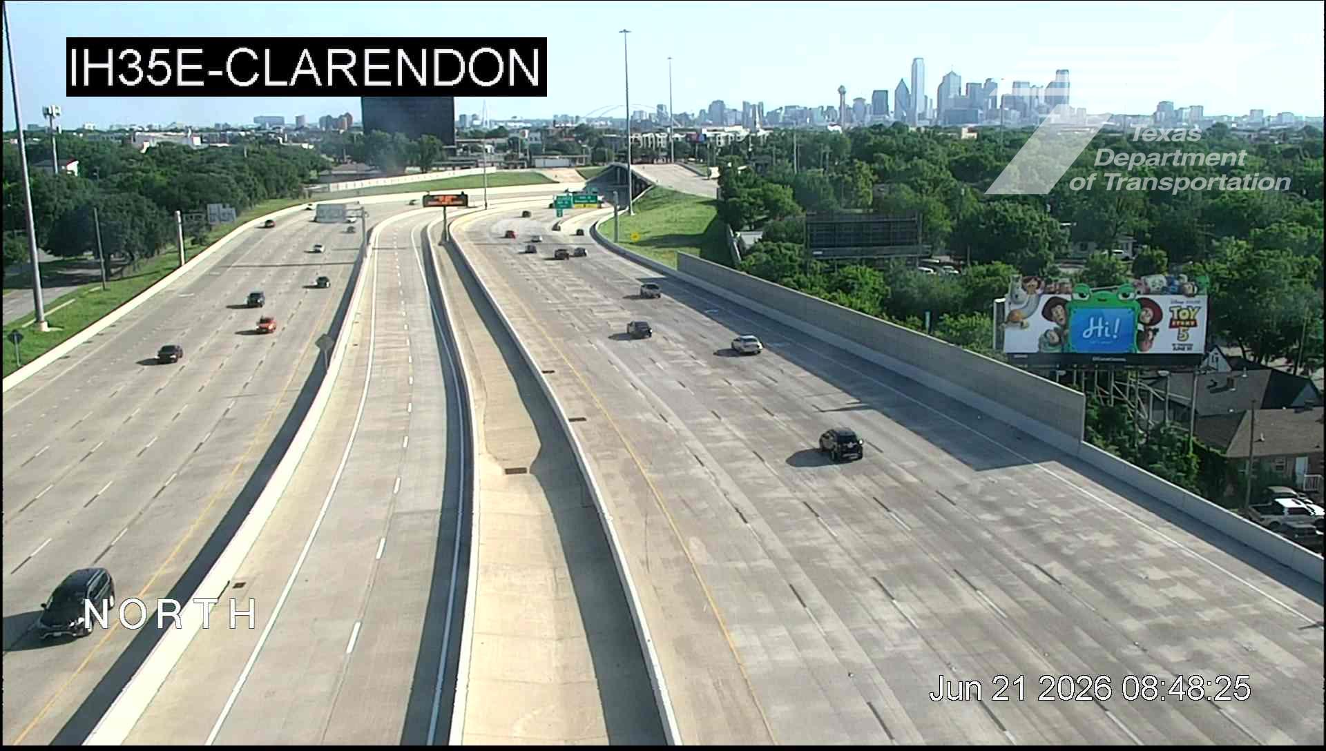 Live snapshot from IH35E @ Clarendon