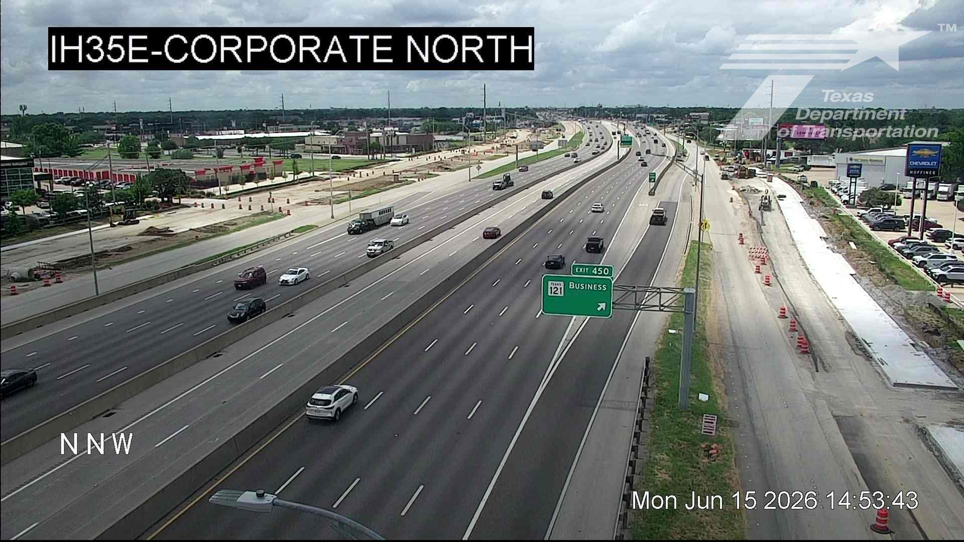 Live snapshot from IH35E @ Corporate North