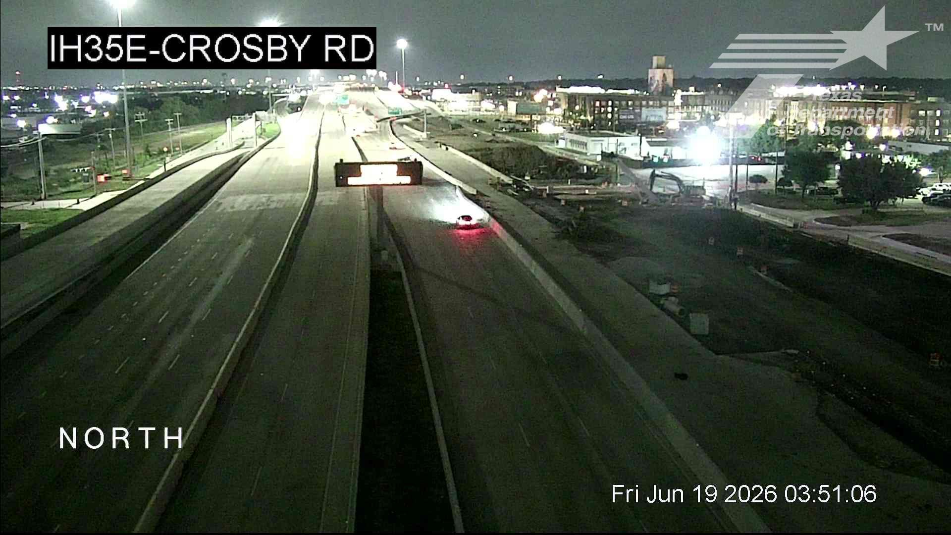 Live snapshot from IH35E @ Crosby Rd