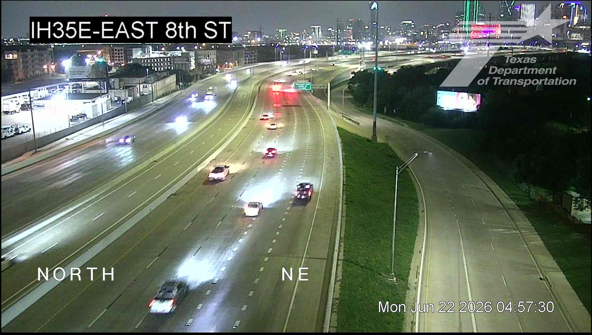 Live snapshot from IH35E @ East 8th Street