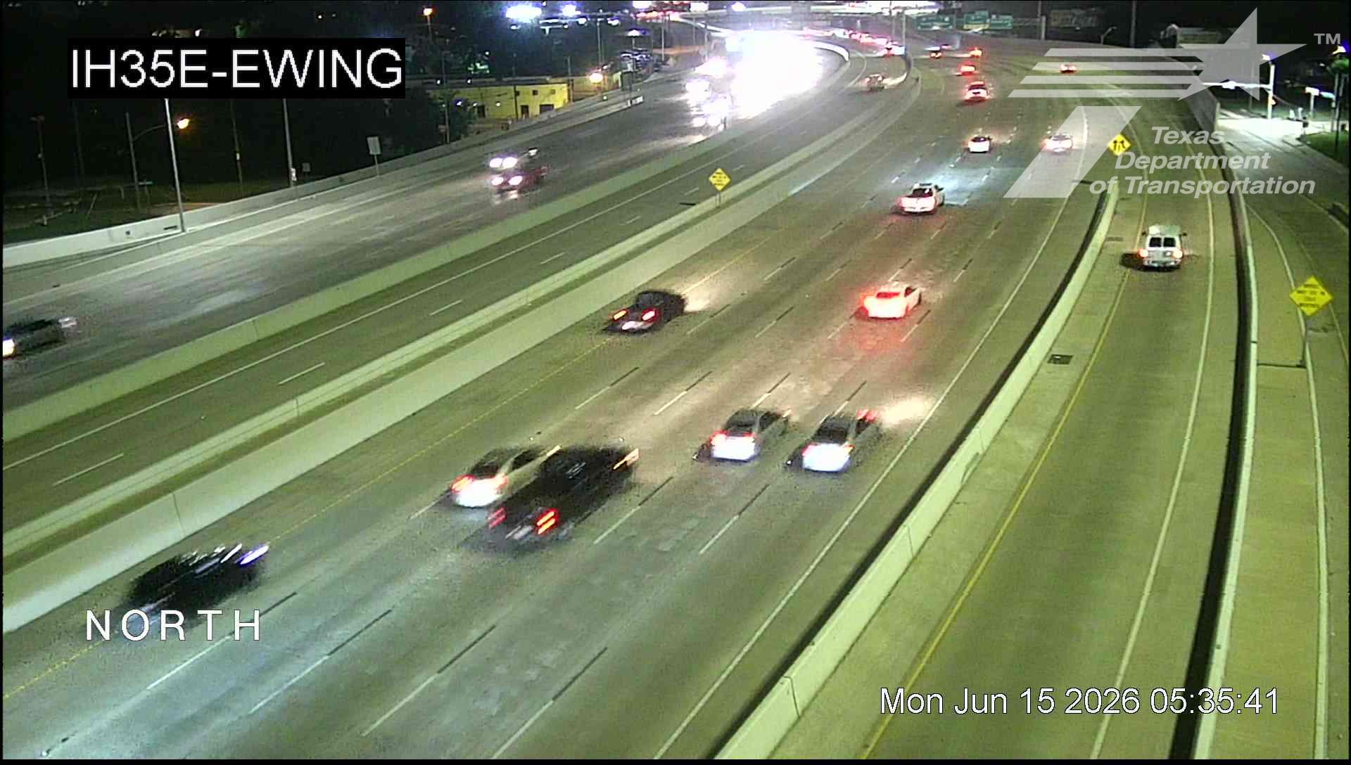 Live snapshot from IH35E @ Ewing
