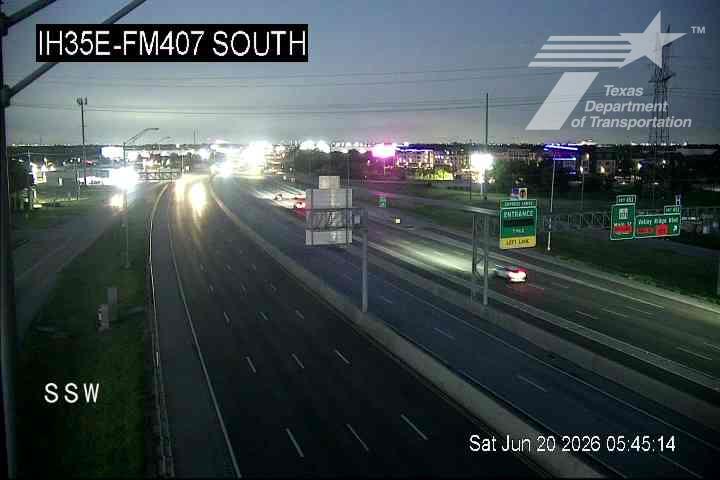 Live snapshot from IH35E @ FM407 South