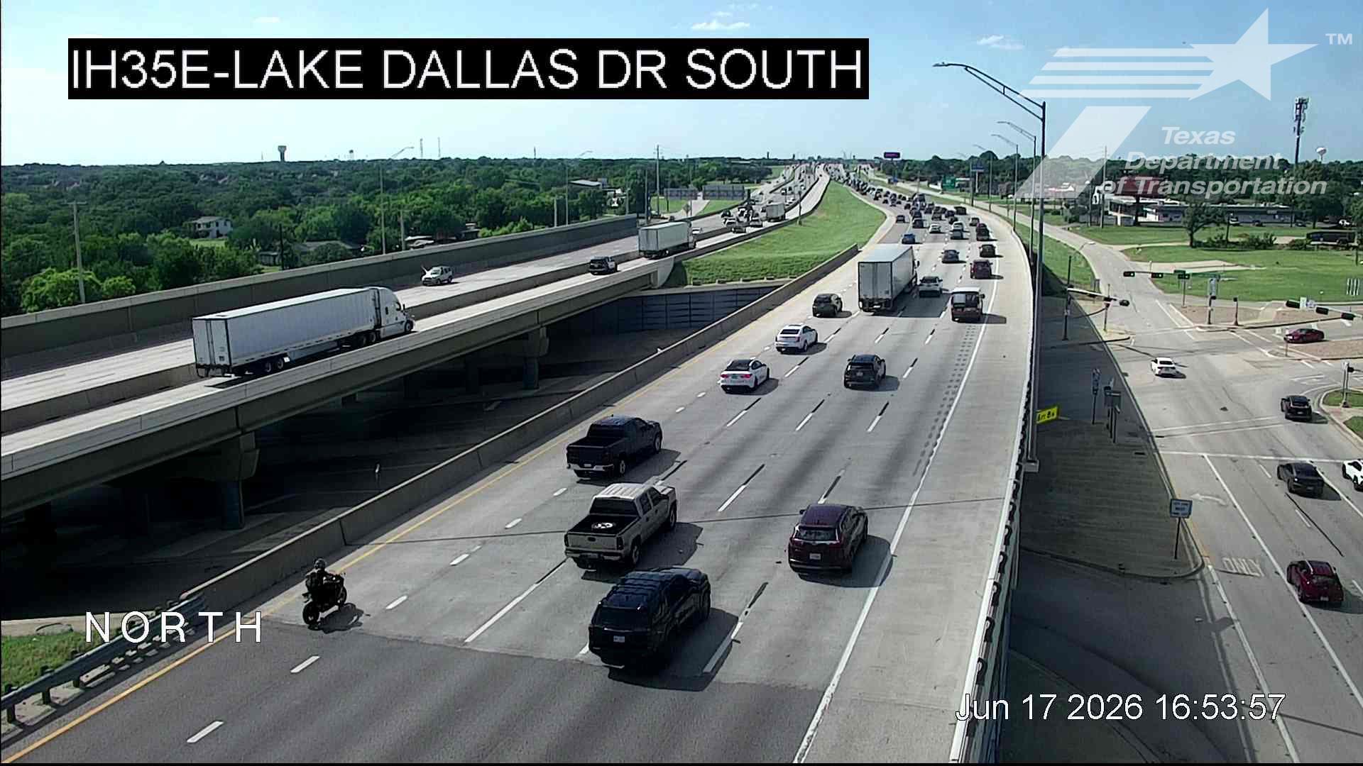 Live snapshot from IH35E @ Lake Dallas Dr South