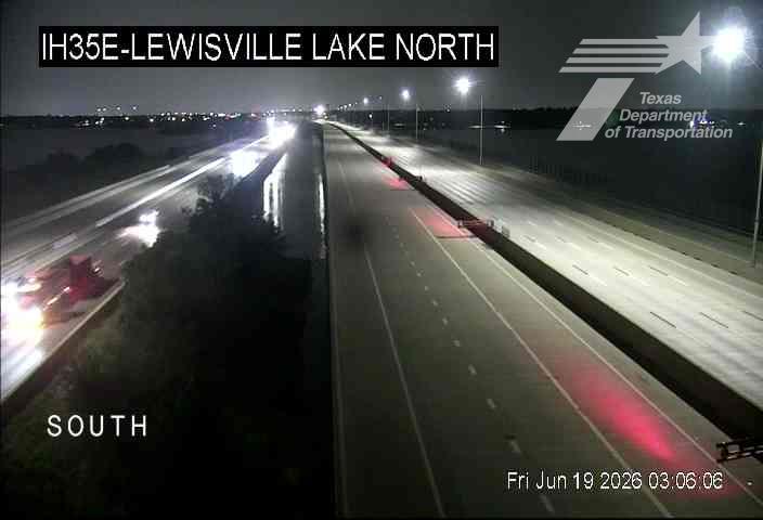Live snapshot from IH35E @ Lewisville Lake North