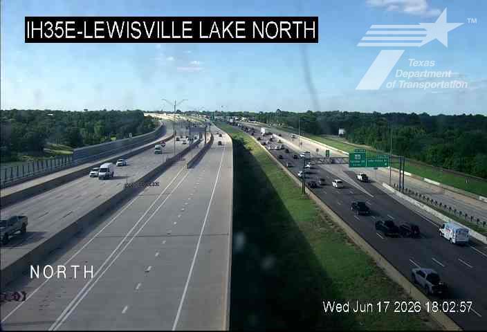 Live snapshot from IH35E @ Lewisville Lake South