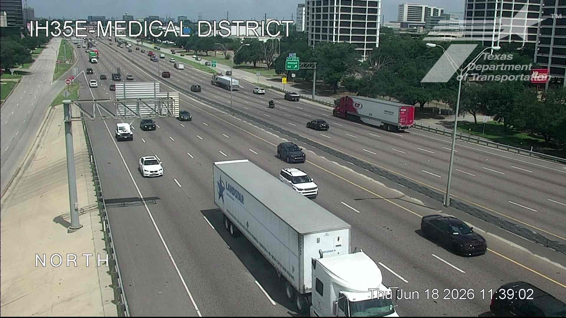 Live snapshot from IH35E @ Medical District
