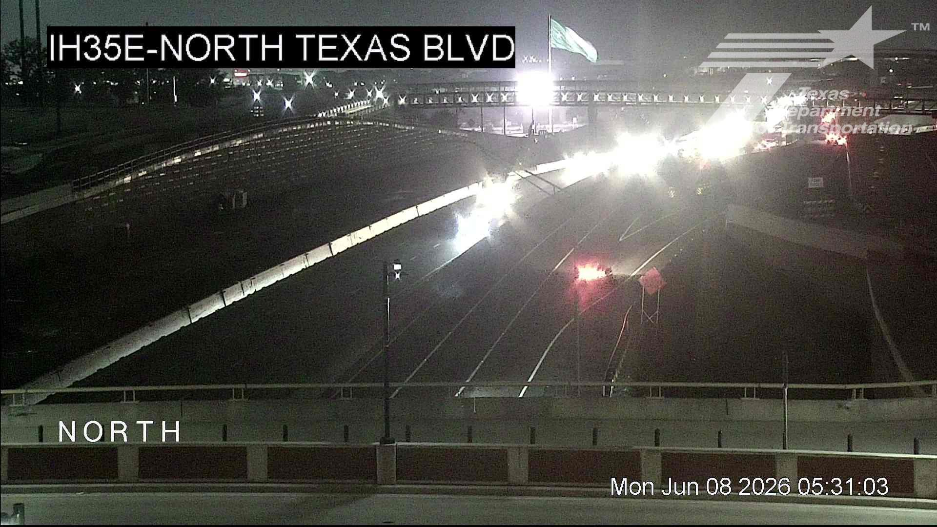 Live snapshot from IH35E @ North Texas Blvd