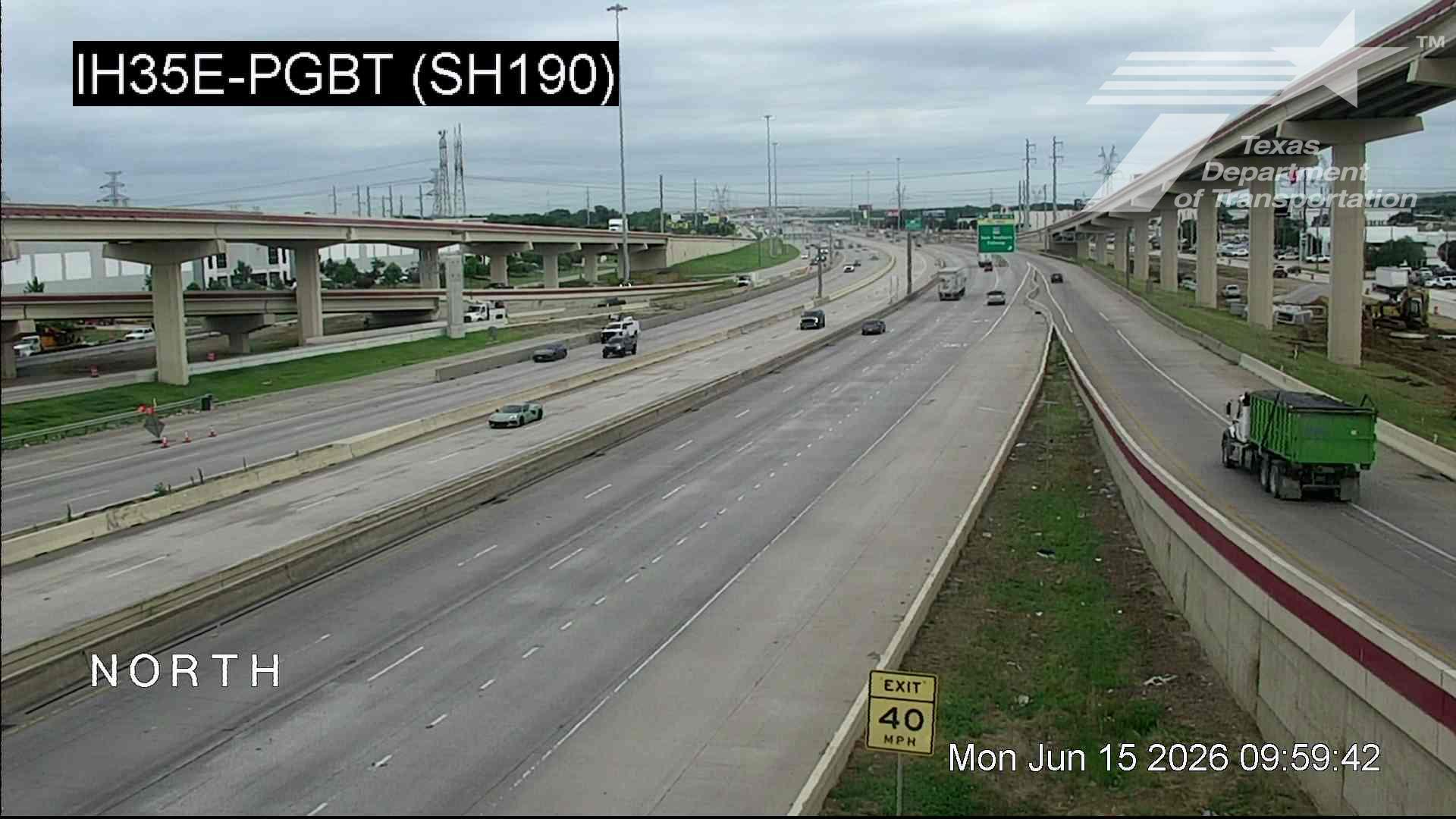Live snapshot from IH35E @ PGBT North