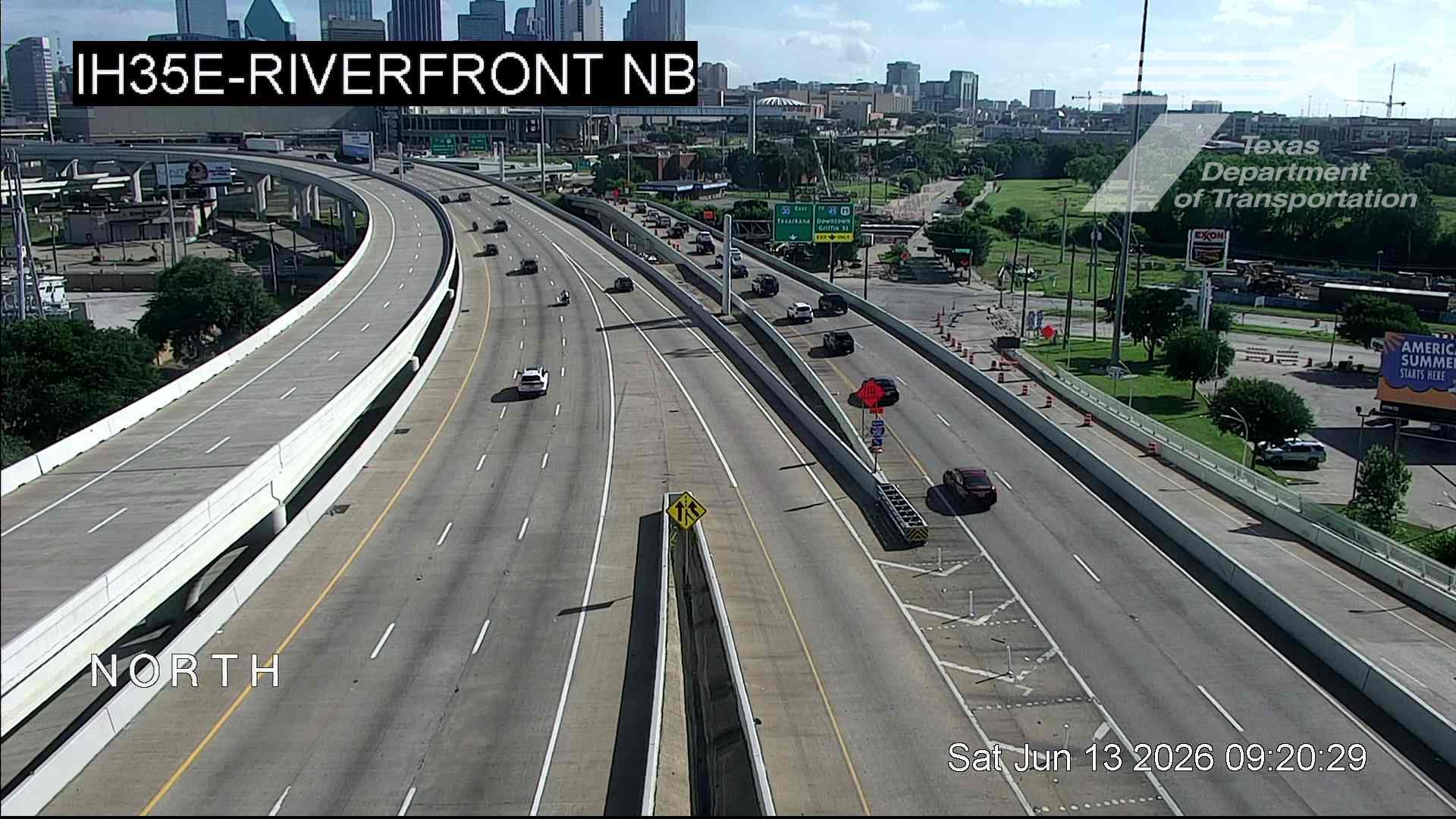 Live snapshot from IH35E @ Riverfront NB