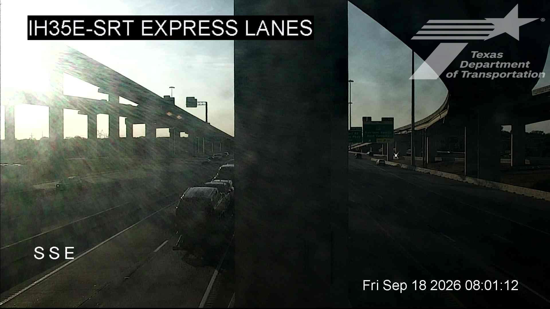 Live snapshot from IH35E @ SRT Express Lanes