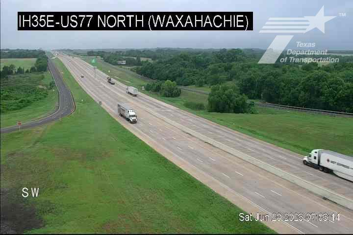 Live snapshot from IH35E @ US77 North Waxahachie