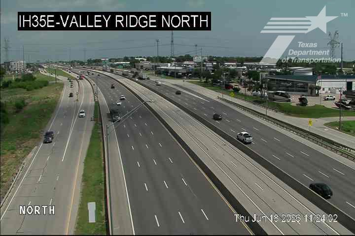 Live snapshot from IH35E @ Valley Ridge North