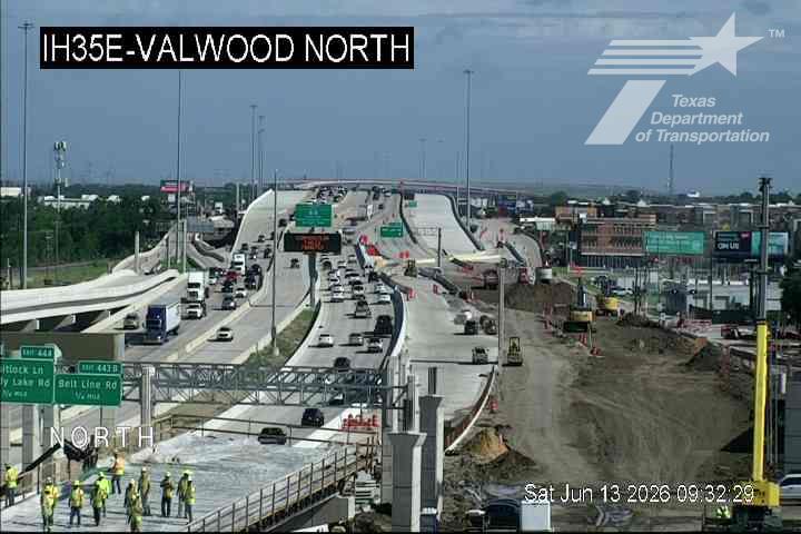 Live snapshot from IH35E @ Valwood North