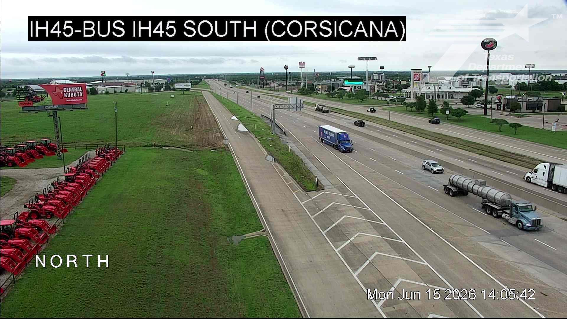 Live snapshot from IH45 @ Bus IH45 South (Corsicana)