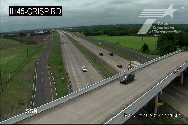 Live snapshot from IH45 @ Crisp Rd