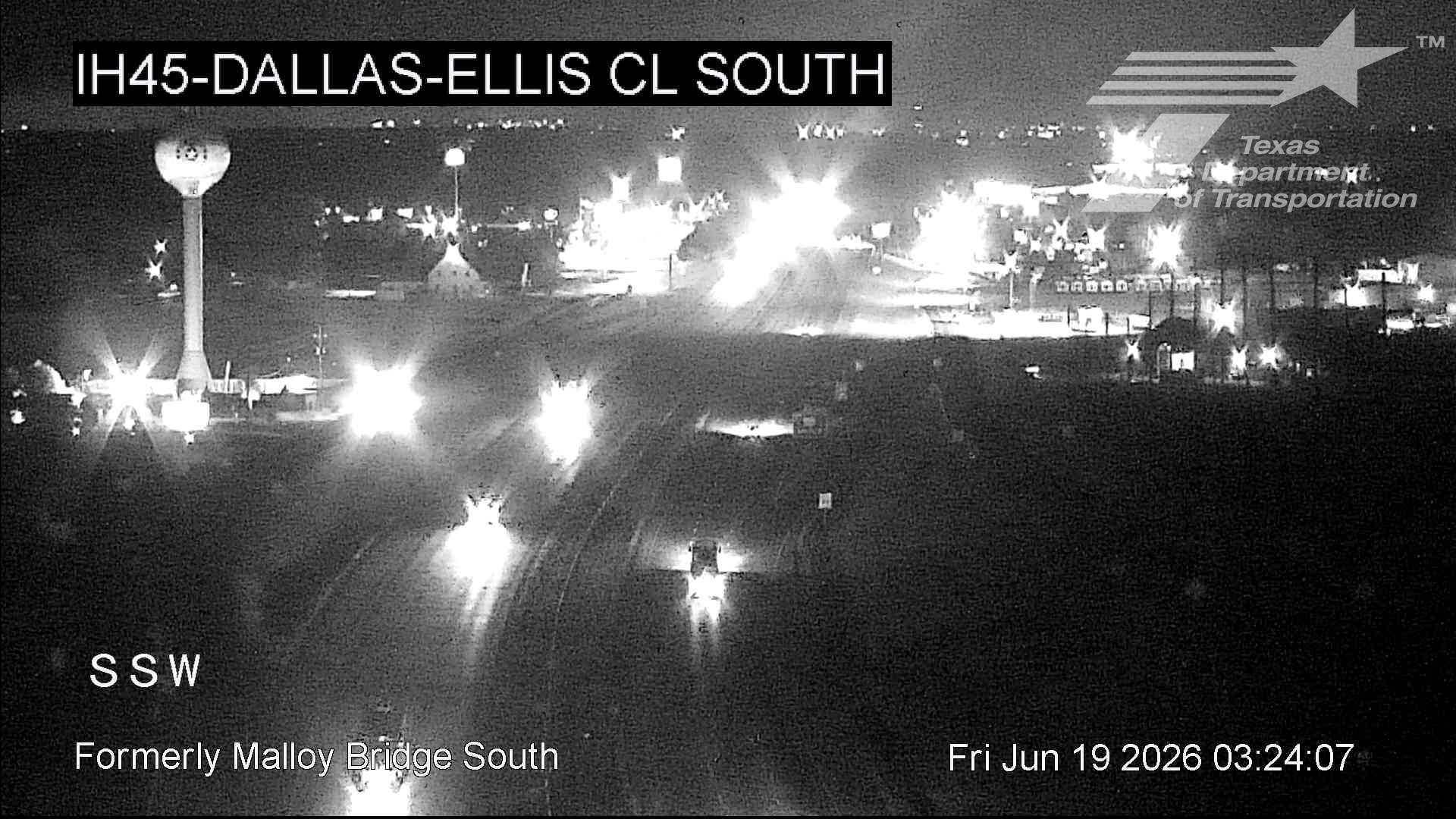 Live snapshot from IH45 @ Dallas-Ellis CL South