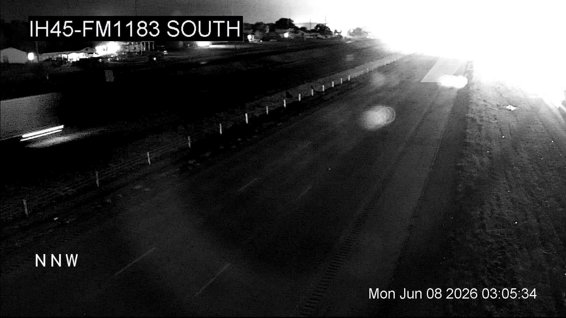 Live snapshot from IH45 @ FM1183 South