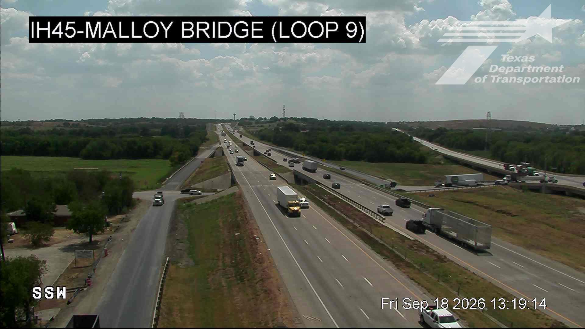Live snapshot from IH45 @ Malloy Bridge (Loop 9)