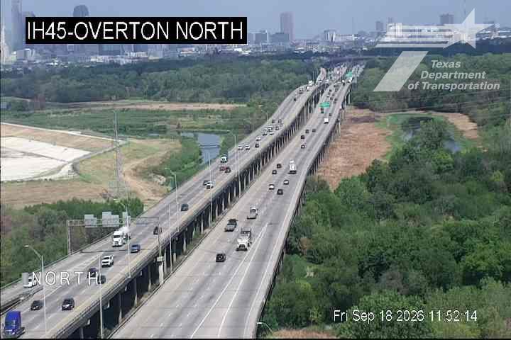 Live snapshot from IH45 @ Overton North