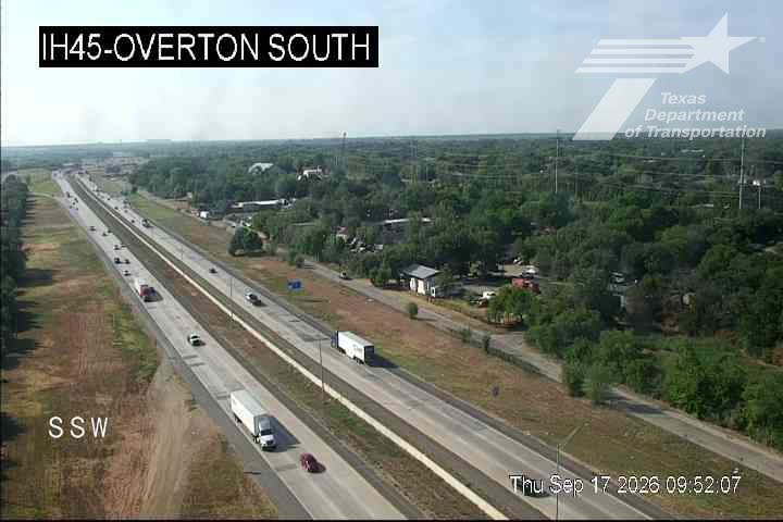 Live snapshot from IH45 @ Overton South