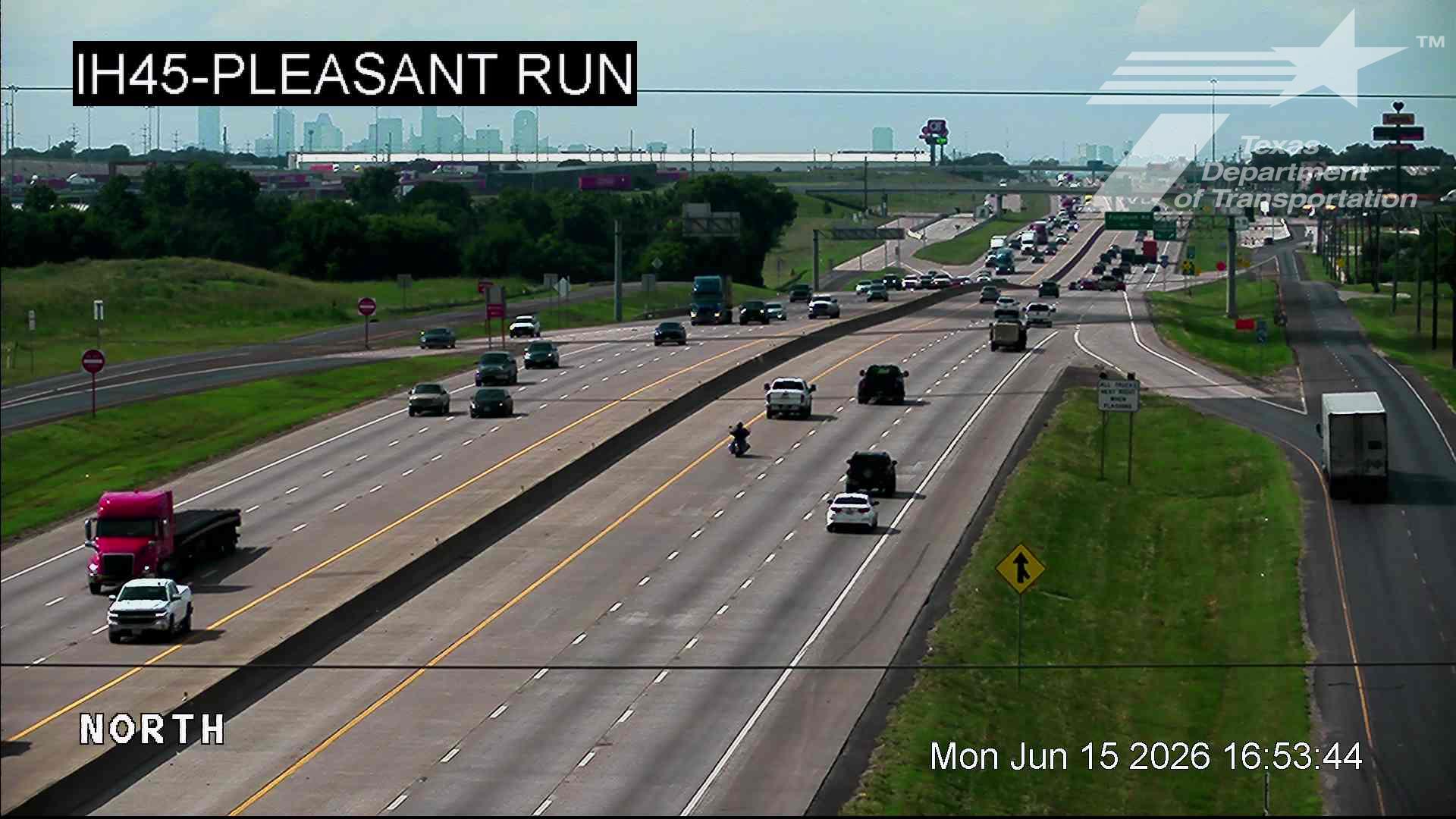 Live snapshot from IH45 @ Pleasant Run