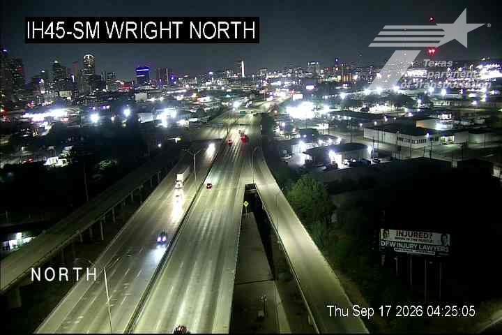 Live snapshot from IH45 @ SM Wright North