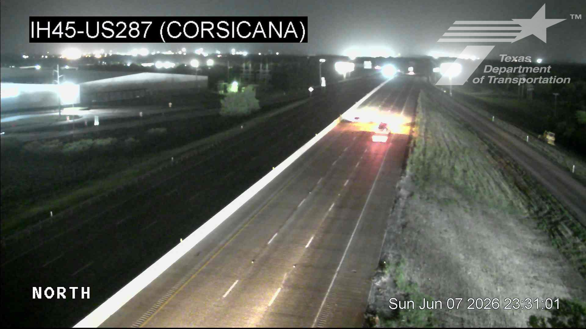 Live snapshot from IH45 @ US287 (Corsicana)