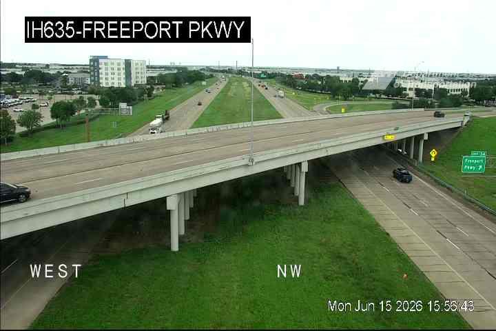Live snapshot from IH635 @ Freeport Pkwy