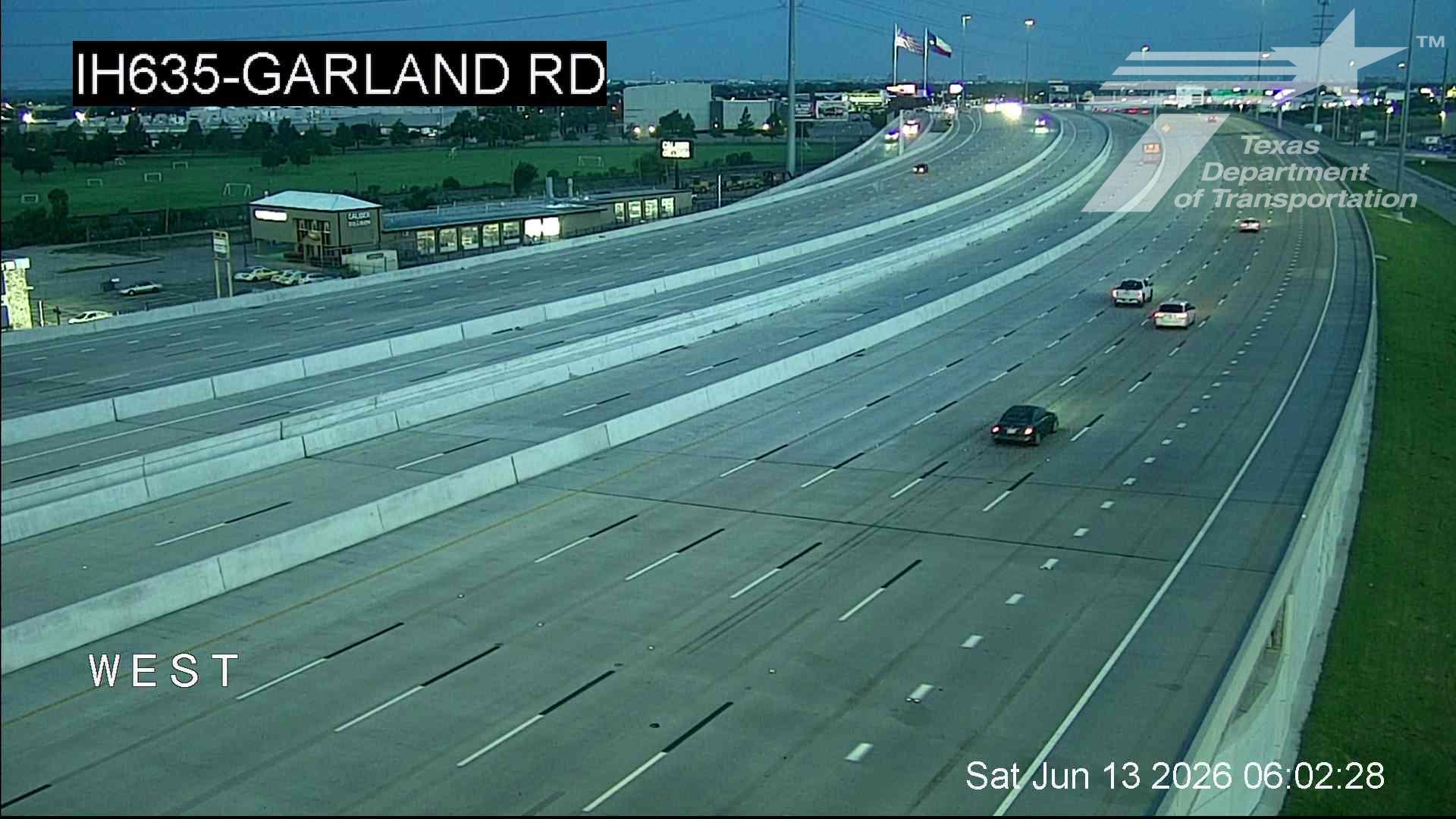 Live snapshot from IH635 @ Garland Rd