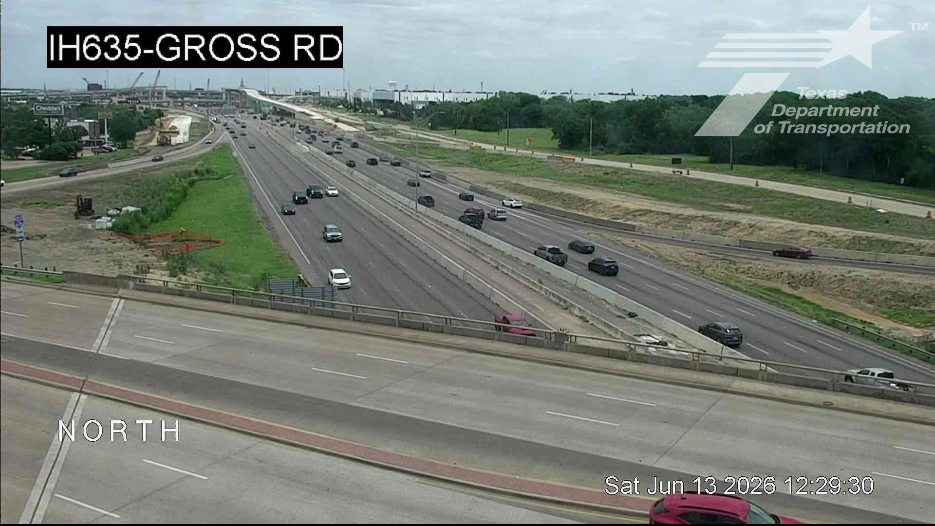 Live snapshot from IH635 @ Gross Rd