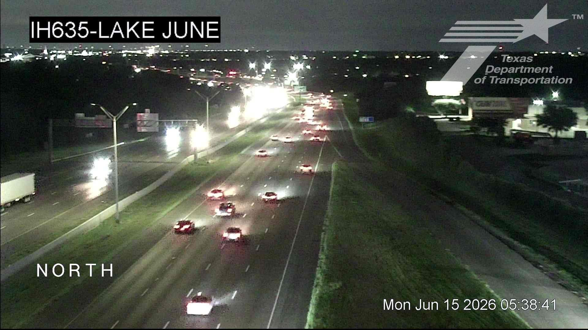 Live snapshot from IH635 @ Lake June