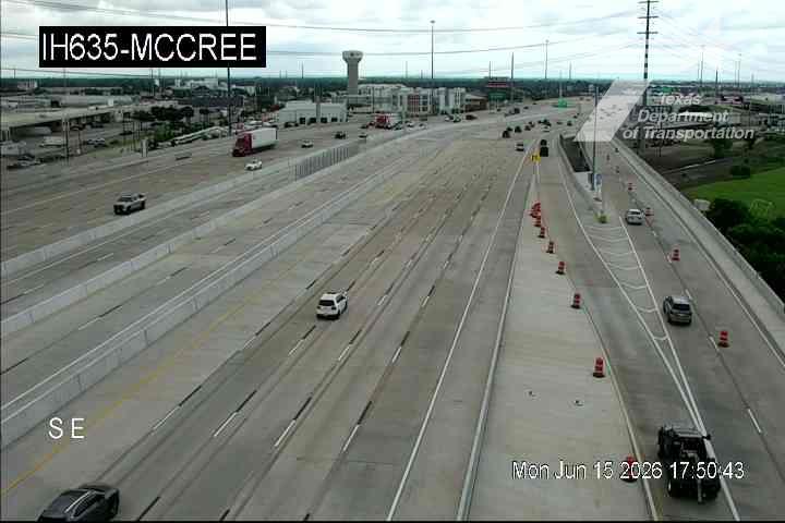 Live snapshot from IH635 @ McCree Rd