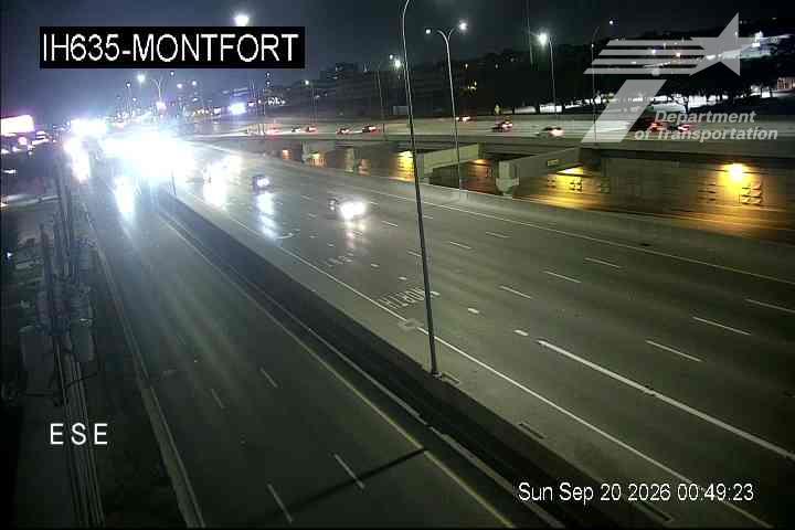 Live snapshot from IH635 @ Montfort