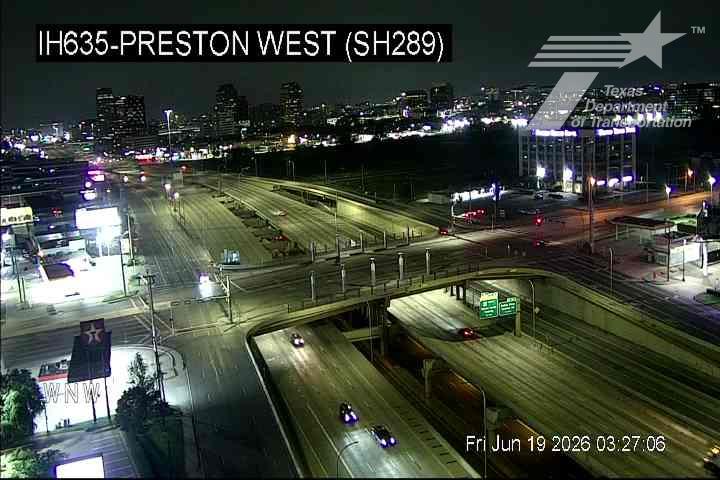 Live snapshot from IH635 @ Preston West