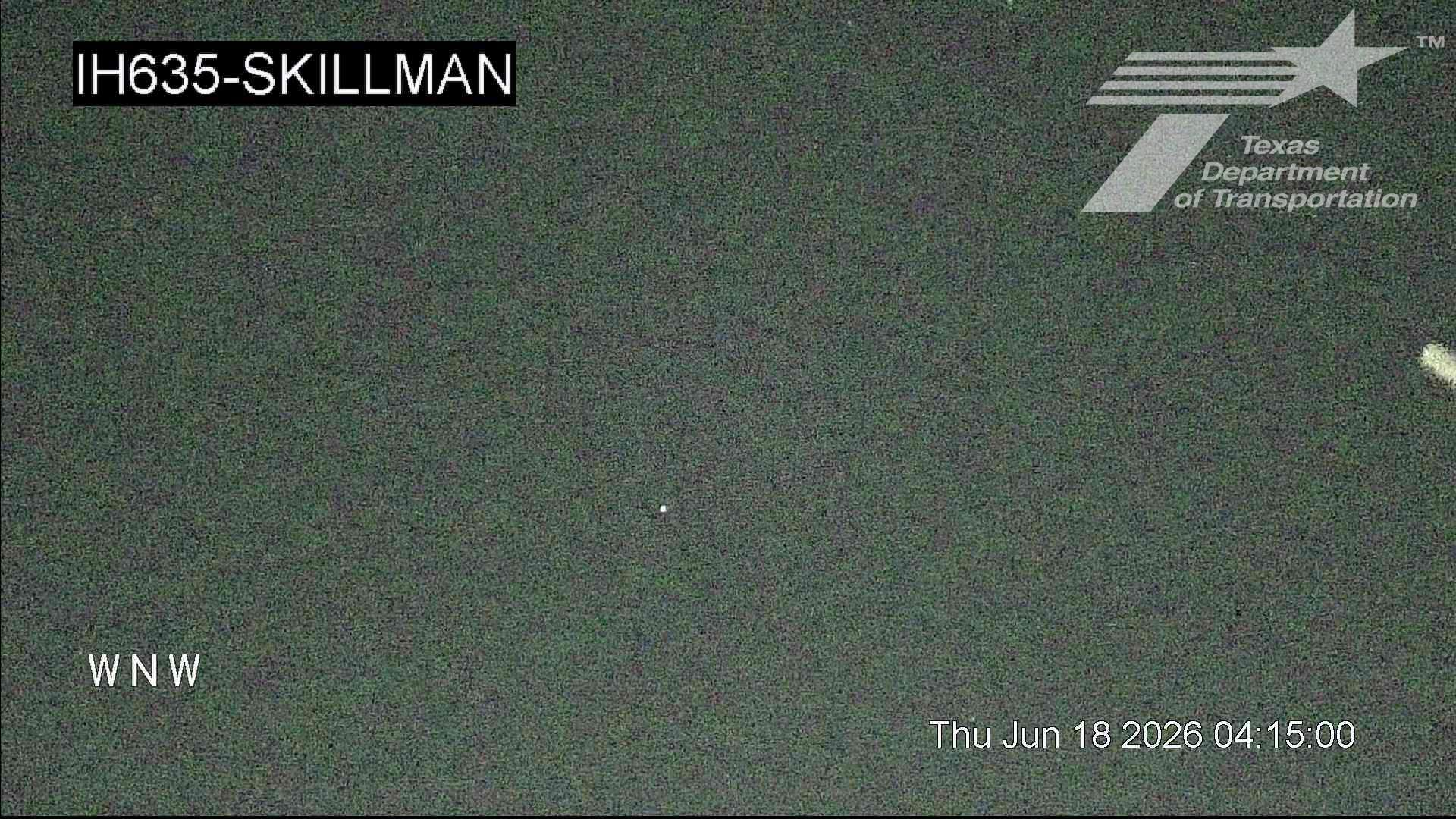 Live snapshot from IH635 @ Skillman
