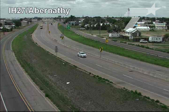 Live snapshot from IH27 in Abernathy
