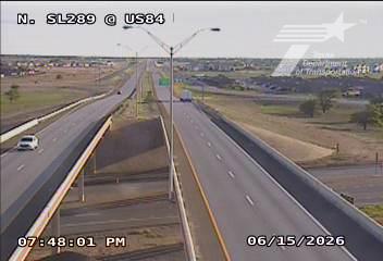 Live snapshot from N Loop 289 @ US 84
