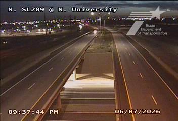 Live snapshot from N Loop 289 @ University