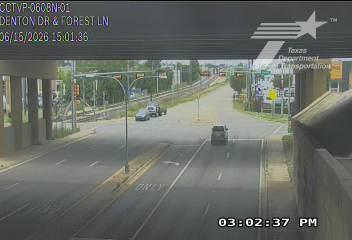 Live snapshot from LBJ Express IH635 @ Denton Dr Underpass