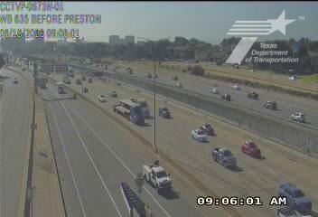Live snapshot from LBJ Express IH635 @ Preston WB