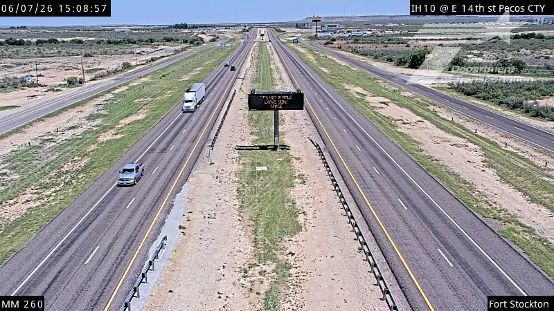 Live snapshot from ODA-IH10 @ E 14th st MM 260 Pecos CTY