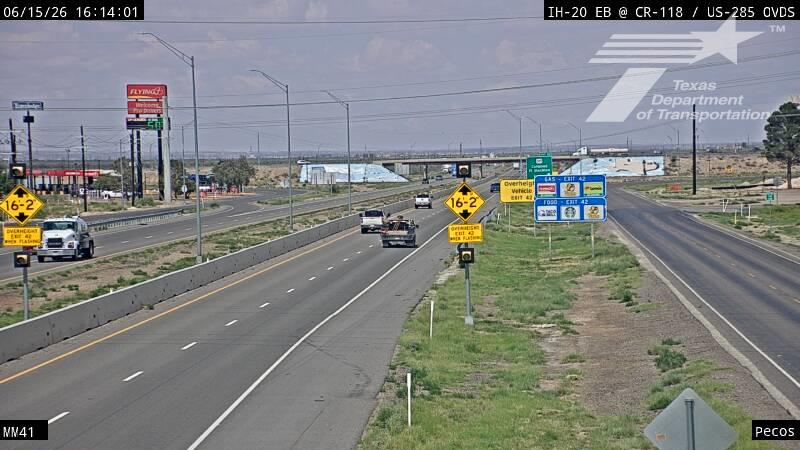 Live snapshot from ODA-IH20 @ CR118 MM 41 Pecos CTY-EB