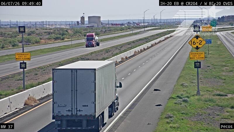 Live snapshot from ODA-IH20 @ CR204 MM 37 Pecos CTY